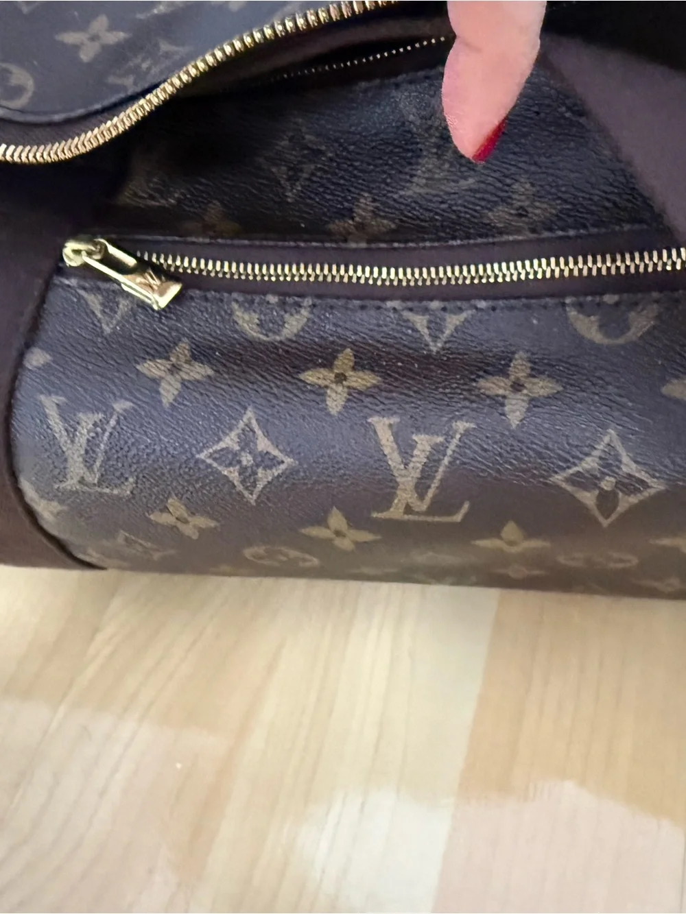 Louis Vuitton Monogram Canvas Brown & Tan Carry-On Duffle